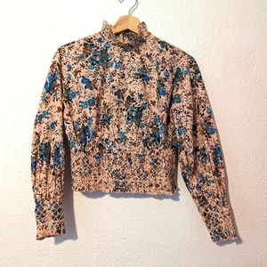 Topshop floral blouse